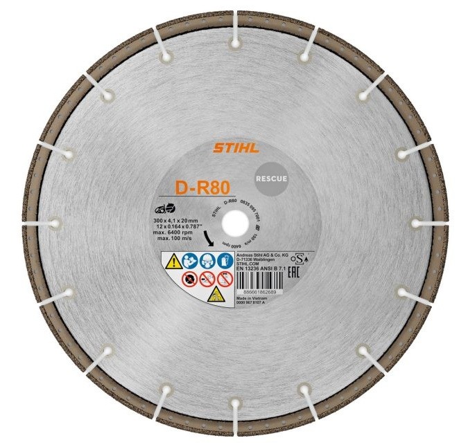 STIHL DIAMANT-TRENNSCHEIBE D-R80 Ø 300MM RESCUE