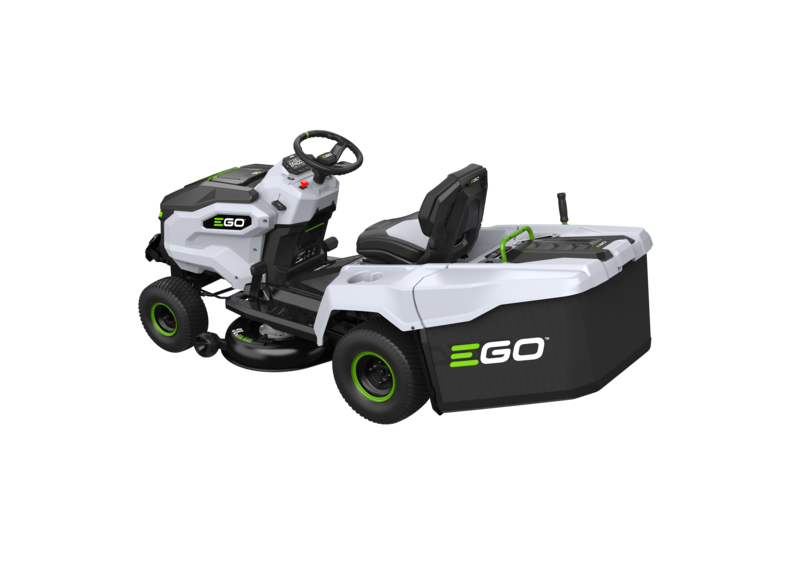 EGO AKKU-Aufsitzrasenmäher TR3801E-B mit Fangkorb