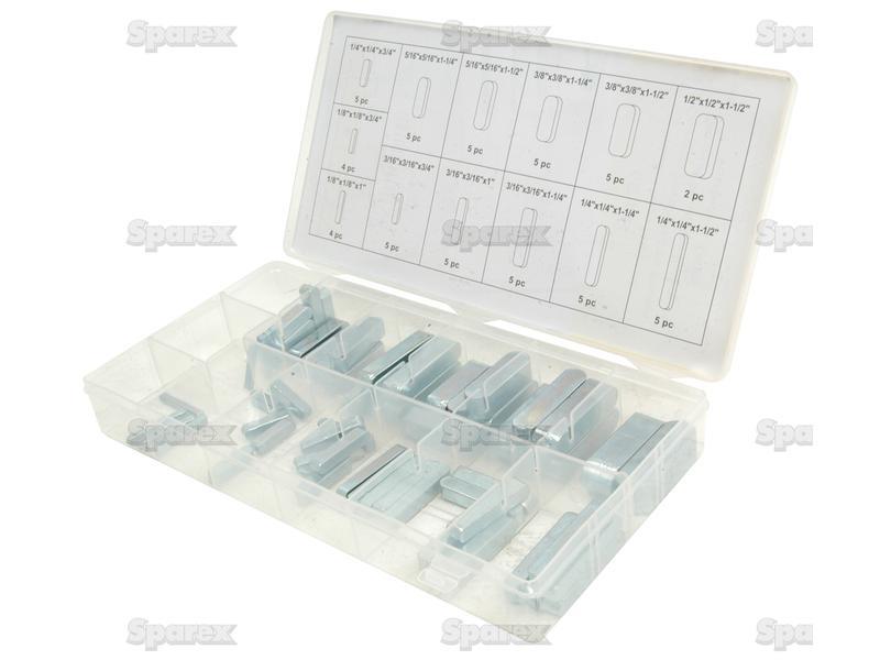 Farmerpack Passfederkeil Sortiment, 60 Stk.